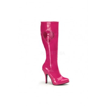 Pink Loveheart Boots Size 7 HIRE